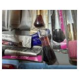 Make Up Brushes and More in Pink Basket