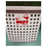 Make Up Brushes and More in Pink Basket