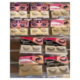 Tote of Packs of False Eyelashes
