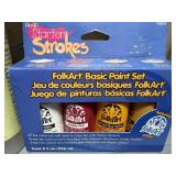 Folk Art Paints and Brushes, All New