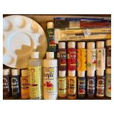 Craft Paints and Brushes