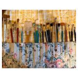 Artists Case of Brushes - Various Brands and Styles