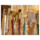 Artists Case of Brushes - Various Brands and Styles