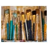 Artists Case of Brushes - Various Brands and Styles