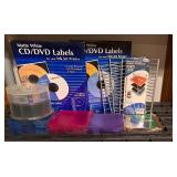 Blank CDs, Labels, Cases and Nestable Wire Towers