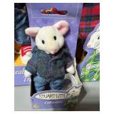 Poseable Stuart Little Travel Set and (2) Miniature Plush Collectibles