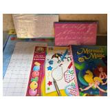 Job Chart, Stencils, Scribble Pad and Mermaid Coloring Book