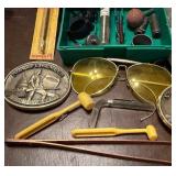 Reloading Equipment - Misc Pieces from Bench, NRA Belt Buckles and MORE