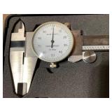 Dial Caliper, 6" x .001 Grade, 100"/ Rev