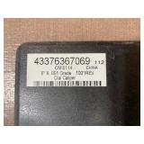 Dial Caliper, 6" x .001 Grade, 100"/ Rev