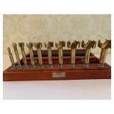 Columbian 10 PC Carbide Bits in Wood Box