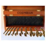 Columbian 10 PC Carbide Bits in Wood Box