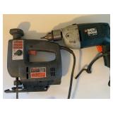 Jig Saw and Drill, Both Power Right On