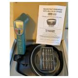 Infrared Thermometer and Head Magnifier w/ Multiple Lenses