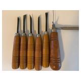 Wood Carving Tools and Hacksaw