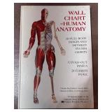 Book - Coffee Table Sized Wall Chart of Human Anatomy w/ Fold Out Panels