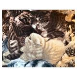 Feline Themed Fleece Fabric