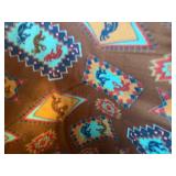 Kokopelli Musicians Fleece Fabric