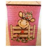 Vintage Pure Irish Linen Cow