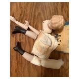 "How to Dress an Old-Fashioned Doll" Book and Vintage Doll Kit (Beth)