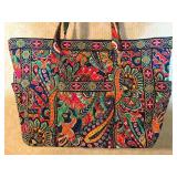 Vera Bradley Large Tote, Very Nice Condition, Approx 14" x 17"