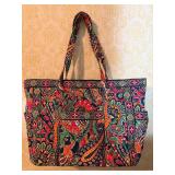 Vera Bradley Large Tote, Very Nice Condition, Approx 14" x 17"
