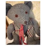 Handmade Bears, Quilted and Hinged
