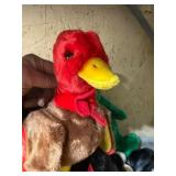 TY Beanie Baby Plush Animals - Elephant, Fish, Turkey, Cats and Bears