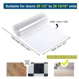 uxcell Cat Carpet Protector, 8.2Ft Long x 12.2 Inch Width Plastic Pet Scratch Stopper for Carpet, Easy to Cut, Non-Slip Floor Runner from Scratching Rugs at Doorway, Clear - Retail: $23
