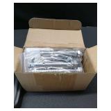 Zylorix 36\" Swageless L-drilled Cable Railing Corner Post for Deck Cable Railing, T304 Stainless Steel Surface Mount 90Â° Corner Deck Post with Upgraded Black Powder Coating for Indoor Outdoor Porc