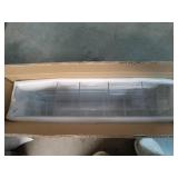 Leinuosen Clear Acrylic Sterilization Pouches Dispenser Rack Organizer Multi-Sized 6 Divided Stations Wall Mount Holder for All Size Sterilization Pouches - Retail: $77