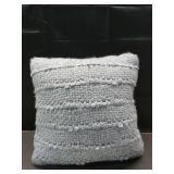 Square Marled Knit Pillow Light Blue - Threshold - Retail: $30