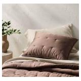Standard Rayon from Bamboo Quilt Pillow Sham Fig - Casaluna - Retail: $30