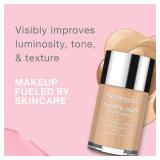 Neutrogena Healthy Skin Liquid Foundation Makeup with Broad Spectrum SPF 20 Sunscreen, Lightweight, Medium Coverage Makeup with Sunscreen and Pro-Vitamin B5, Fresh Beige 70, 1 fl. oz