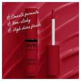 NYX PROFESSIONAL MAKEUP Butter Gloss, Non-Sticky Lip Gloss - Rocky Road (Wine)