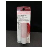 CoverGirl Clean Fresh Tinted Lip Balm, Vegan Formula, Hydrating, Natural Finish, Cherry-Ish You, 1 Count