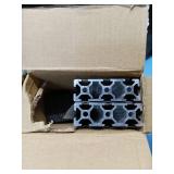 2Pack 2060 T Slot Aluminum Extrusion 600mm Black Extruded Aluminum Profile 20x60 T-Slotted Framing European Standard Anodized Linear Rail for 3D Printer Accessories Parts - Retail: $42