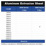 Seekliny 2Pack 4080 T Slot Aluminum Extrusion 600mm Black Extruded Aluminum Profile 40x80 T-Slotted Framing European Standard Anodized Linear Rail for 3D Printer Accessories Parts - Retail: $53