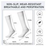 Zhanmai Baseball Belt and Socks Combo Adjustable Softball Socks and Belt Elastic Waist for Youth Boys Girls, and Adult(White,Youth)