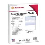 DocuGard Security Business Checks  11 Features  8.5 x 11  Blue Marble Top  500/Ream
