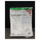DocuGard Security Business Checks  11 Features  8.5 x 11  Blue Marble Top  500/Ream