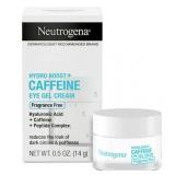 Neutrogena Hydro Boost+ Caffeine Eye Gel Cream  Unscented Skin Care  0.5 oz - Retail: $32