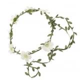 Beaupretty Flower Headband for Weddings and Beach Vacations Elegant Leaf Floral Wreath for Brides and Bridesmaids for Celebrations and Photo Props (STOCK PHOTO NOT EXACT)