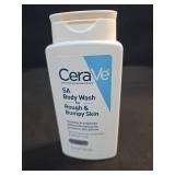 CeraVe Body Wash with Salicylic Acid, Fragrance Free Body Wash to Exfoliate Rough and Bumpy Skin, Allergy Tested, 10 Ounce