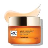 RoC Multi Correxion Revive + Glow 10% Vitamin C Moisturizer for Face, Anti-Aging Gel Cream, Instant Glow, Hypo-Allegenic, Oil-Free, 1.7 Ounces (Packaging May Vary - Retail: $28