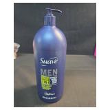 Suave Men Citrus Rush 3-in-1 Shampoo  Conditioner & Body Wash  Daily Clean  Citrus & Sandalwood  40 fl oz