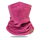 Dymex Kids Neck Warmer Gaiter Winter Fleece Face Neck Cover Balaclava Cold Weather Windproof Face Mask for Boys Girls