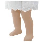 Zando Stretchy Nude Dance Tights for Toddler Girls - Baby Ballet Tights 12-18 Months, Ultra Soft Dance Leggings for Dance Daily Party 12-24M, Colorful Stockings, Nude Nylon Spandex