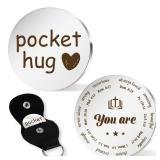 Cidenbio Christian Gifts for Men Valentines Day Gift Pocket Hug Confirmation Gifts for Teenage Boys Religious for Women Motivational Faith Scripture Gift Bible Verse Keychain Presents Favor