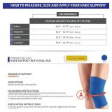 OTC Knee Support, Oval Pad, Slip-on Sleeve, Neoprene, Large